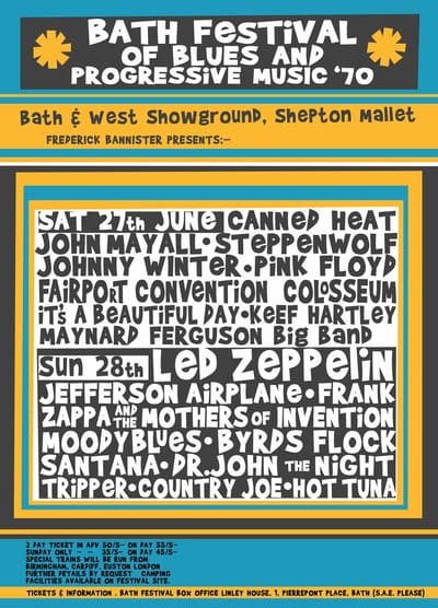 Bath Festival — framed print