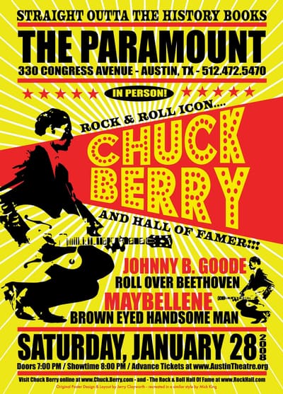 Chuck Berry — framed print