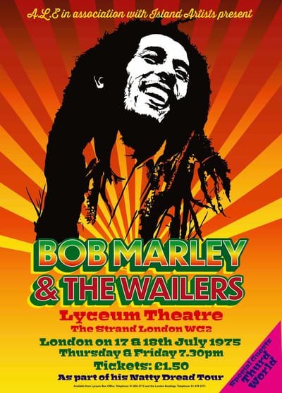 Bob Marley & The Wailers — framed print