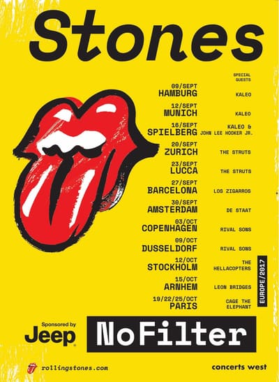 Stones No Filter — Europe — framed print