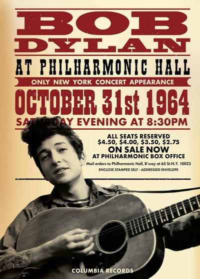Bob Dylan in New York — framed print