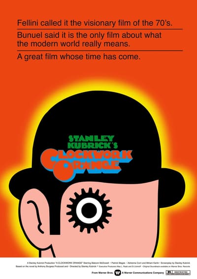 A Clockwork Orange — Film Poster 2 — framed print