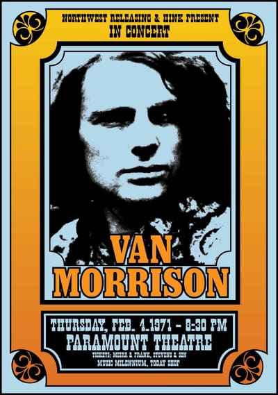 Van Morrison — framed print
