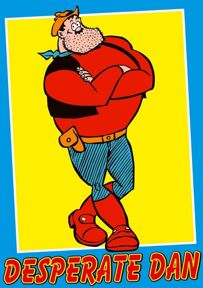 Desperate Dan — framed print