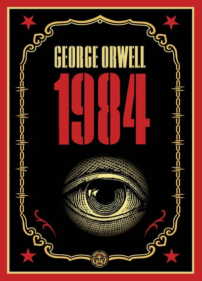 1984 — Book Cover — framed print