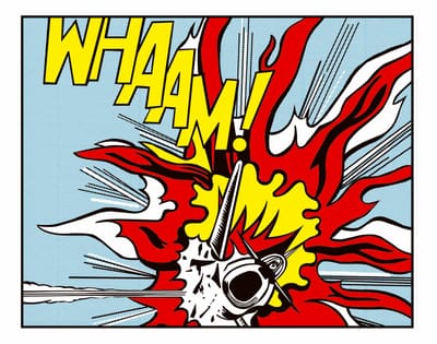 Whaam! — framed print
