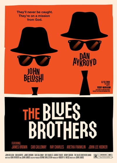 The Blues Brothers — framed print