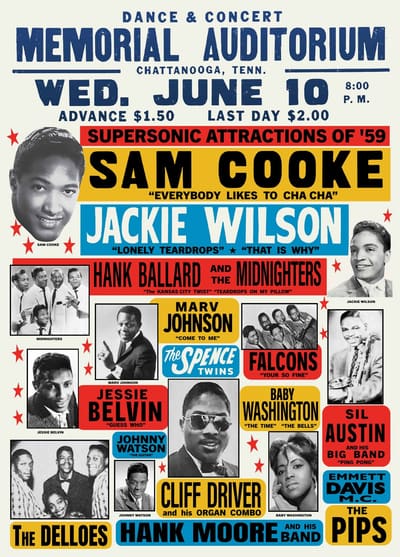 Sam Cooke — framed print