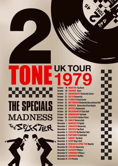 2-Tone UK Tour 1979 — framed print