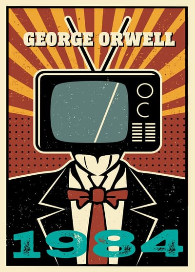 1984 — TV Poster — framed print