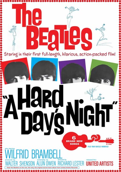 A Hard Day's Night — framed print