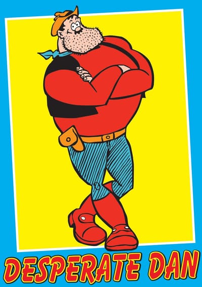 Desperate Dan — framed print